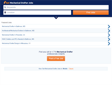 Tablet Screenshot of getmechanicaldrafterjobs.com